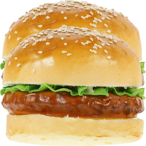 8 Pcs Simulation Fake Burger Model For Display 2