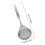 Raindrops Kitchen Spoon Stainless Steel Skimmer Silver 1set 2