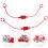 4Sets Portable Red PVC Dust Covers for Hydraulic Quick Connectors 7