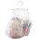4pcs Mesh Hanging Bag Polyester Clip Storage White 5