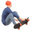 4Pcs Mini Skateboarding Figure Model Colored Human Layout 1