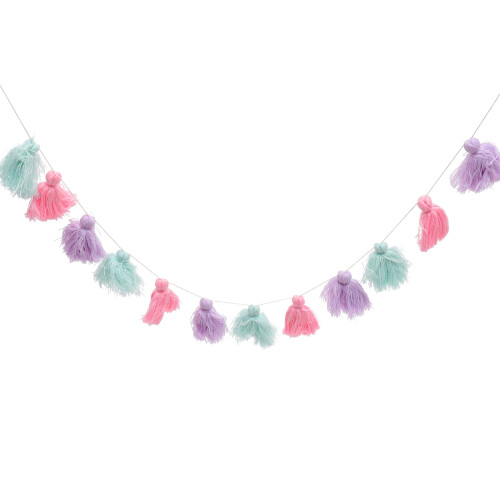 Multipurpose Multi Color Tassel Wall Pendant for Children Room