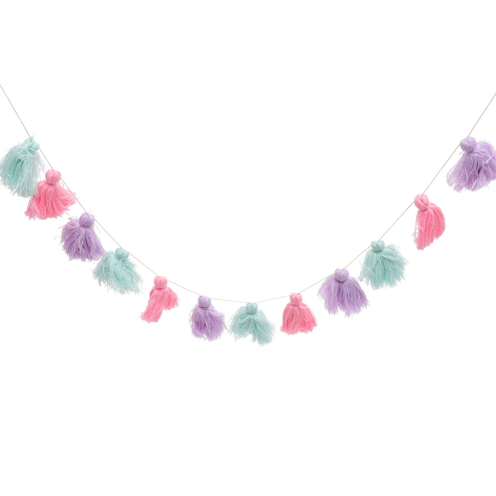 Multipurpose Multi Color Tassel Wall Pendant For Children Room Iplusmile