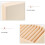 2 Pcs Point Clip Led Light Wooden Storage Box Space-Saving Office 8