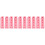 10St ABS Testbuis Organizer Roze Handig Draagbaar School 3