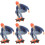 4Pcs Mini Skateboarding Figure Model Colored Human Layout 4