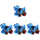 4Pcs Dinosaur Car Inertial Pull Back Transforming Educational Toy 9