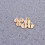 60 Pcs Copper Flat Head Screws Studs For Notebook Craft Diy 9