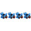 4Pcs Dinosaur Car Inertial Pull Back Transforming Educational Toy 11