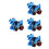 4Pcs Dinosaur Car Inertial Pull Back Transforming Educational Toy 4