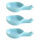 3 Pcs Ceramic Chopstick Rest Holder Japanese Style Sky Blue 6