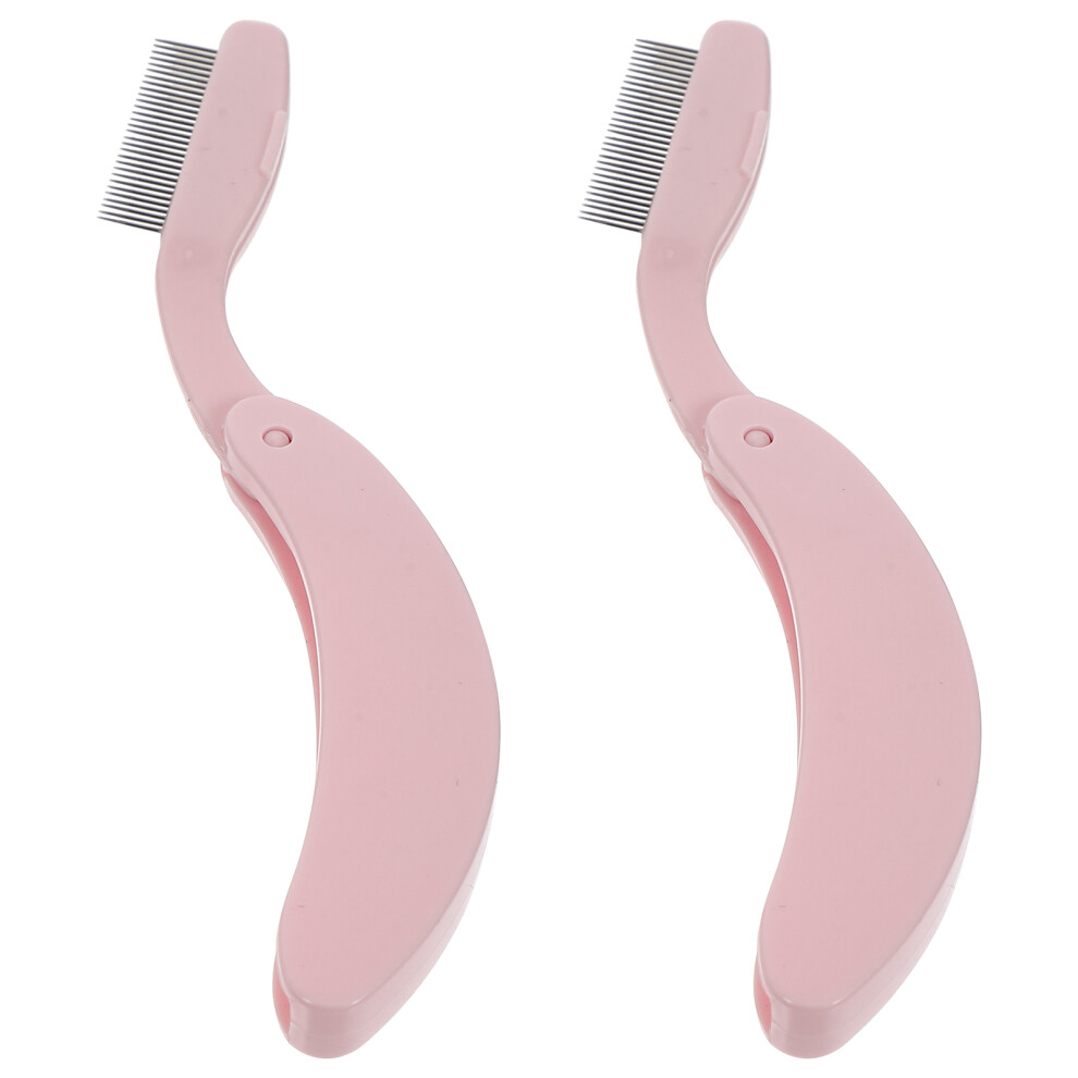 Aboofan 4 Pcs Foldable Eyebrow Comb Makeup Brush Make Up Girl Pp