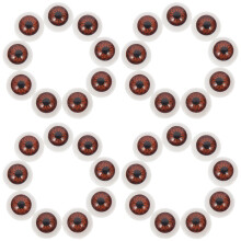 3 Pieces Craft Eyeballs Patches Small Object Decoration