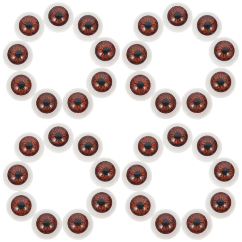 3 Pieces Craft Eyeballs Patches Small Object Decoration