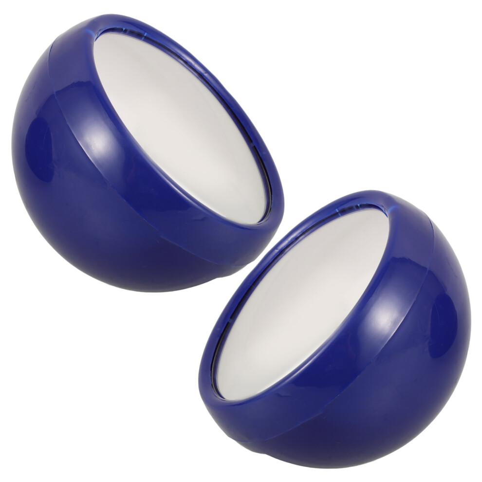 2Pcs Rear View Mirrors For Desk Round Shape .14X3.14x1.97in 3041055690782