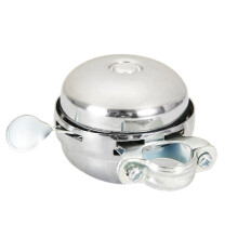 2Pcs Steel Handlebar Bell For Road And Mountain Bikes (Silver)