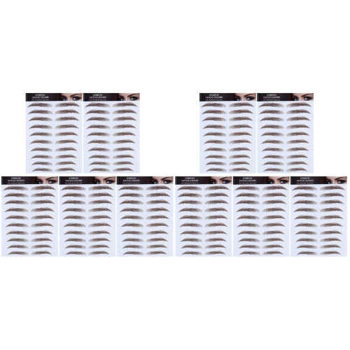 10 Pcs 6D Eyebrow Transfers Bionic Makeup Sticker 1