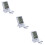 3Pcs Lcd Temperature Meter With Outdoor Sensor 9