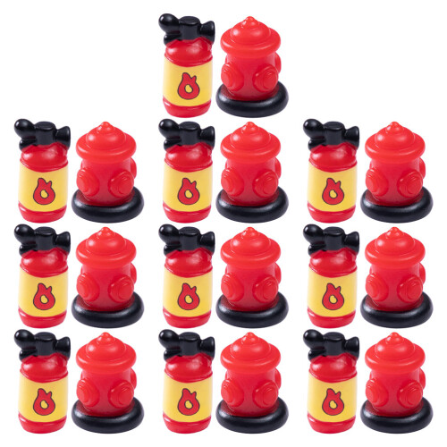 80 Pcs Miniature Fire Extinguishers Micro Landscape Tools 2