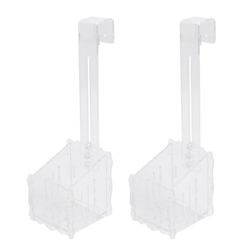 4 Pcs Acrylic Aquarium Planting Cups With Hooks 1