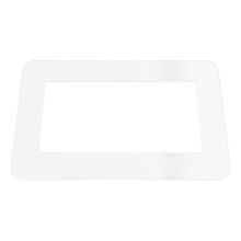5Pcs Transparent Acrylic Screwless Light Switch Frame Cover for Decor