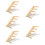 5Pcs Wooden Cat Climbing Platform For Household Use 11