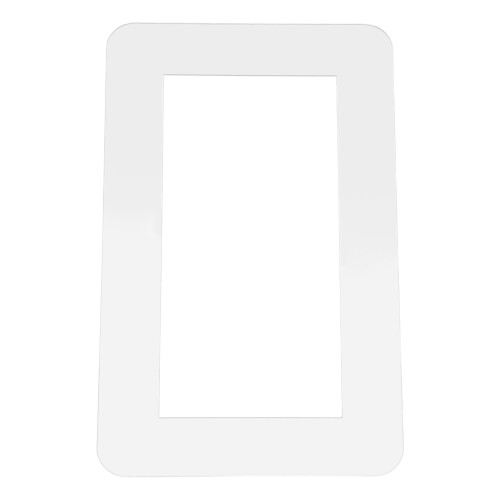 5Pcs Transparent Acrylic Screwless Light Switch Frame Cover for Decor 1
