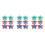 9 Pcs Star Shape Oversized Glasses For Beach Party Selfie Props 6