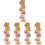 5 Sets Kids Board Shape Matching Game Color Cognitive Toy 7
