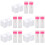 5 Sets Nail Polish Remover Wipes Pads With Empty Bottle 6