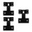 3Sets Black Iron Speaker Wall Hook Bracket for Home Audio Equipment 5