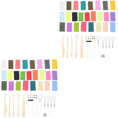 2 Sets Diy Polymer Clay Craft Kit With Tools 2