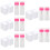 5 Sets Nail Polish Remover Wipes Pads With Empty Bottle 11