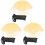 3 Sets Latex Bald Caps Mesh Wig Caps For Cosplay Performance 4