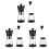 3 Pcs Manual Coffee Grinder Portable Bean Grinding Tool 3