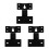 3Sets Black Iron Speaker Wall Hook Bracket for Home Audio Equipment 9