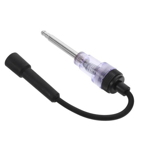2 Pcs Inline Spark Plug Ignition Tester Two Hole Black