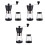 3 Pcs Manual Coffee Grinder Portable Bean Grinding Tool 4