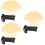 3 Sets Latex Bald Caps Mesh Wig Caps For Cosplay Performance 9