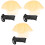 3 Sets Latex Bald Caps Mesh Wig Caps For Cosplay Performance 5