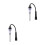 2 Pcs Inline Spark Plug Ignition Tester Two Hole Black 7