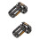 4Pcs Pedals Components Black Lightweight Wide Foot Surface 9