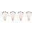 24 Pcs Wooden Rubber Mallets For Percussion Instruments 5