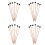 24 Pcs Wooden Rubber Mallets For Percussion Instruments 6