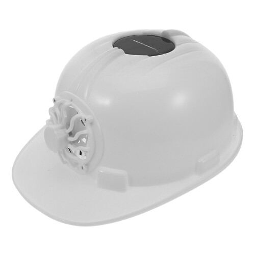2Pcs Solar Hard Hat With Fan For Construction Work 2