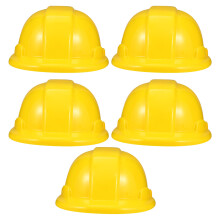 10 Pcs Durable Plastic Construction Hat Toy For Kids Party Play