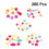 2 Pack Non-Woven Flower Material Craft Child Classroom Diy Cloth 8