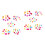 2 Pack Non-Woven Flower Material Craft Child Classroom Diy Cloth 4