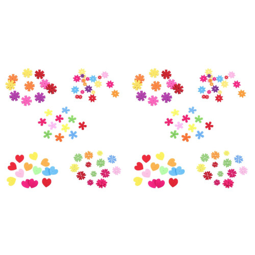 2 Pack Non-Woven Flower Material Craft Child Classroom Diy Cloth 1