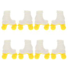 12Paires Mini Chaussures De Ski Pour Poupées 1/6 Accessoires D'hiver
